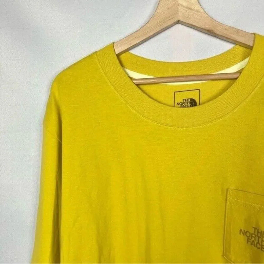 The North Face Carabiner Long Sleeve Tee Bamboo Yellow XXL
